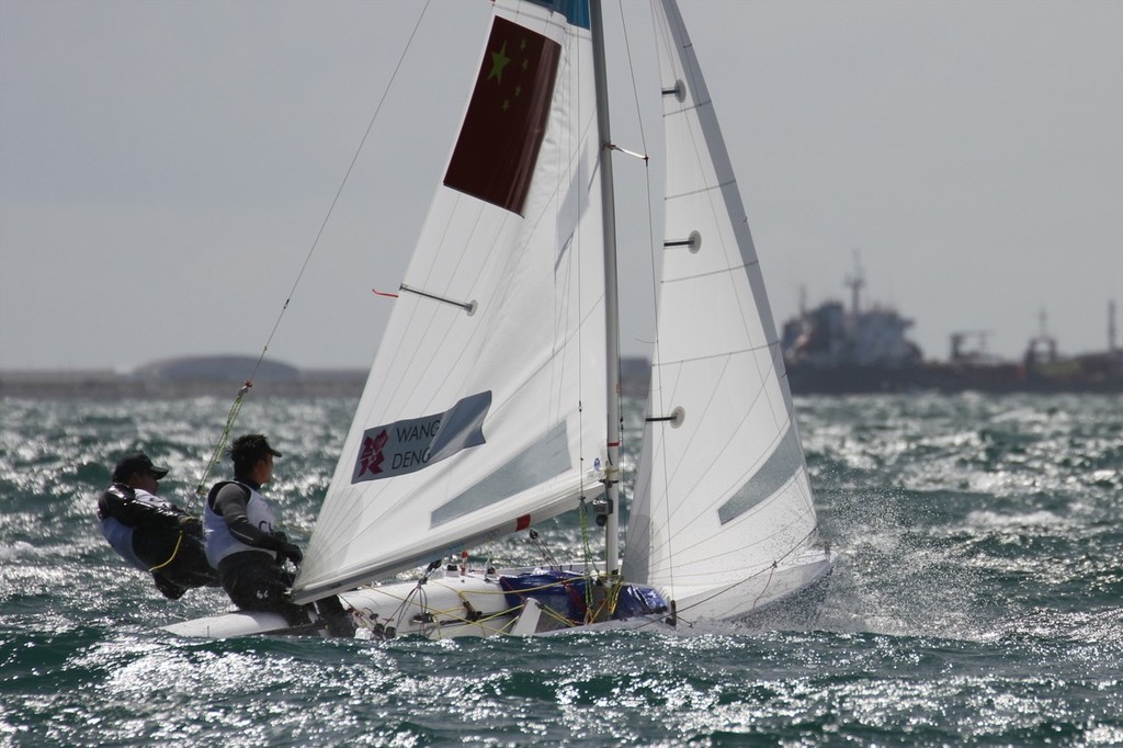 China - Day 9 2012 Olympic Regatta, Weymouth © Richard Gladwell www.photosport.co.nz